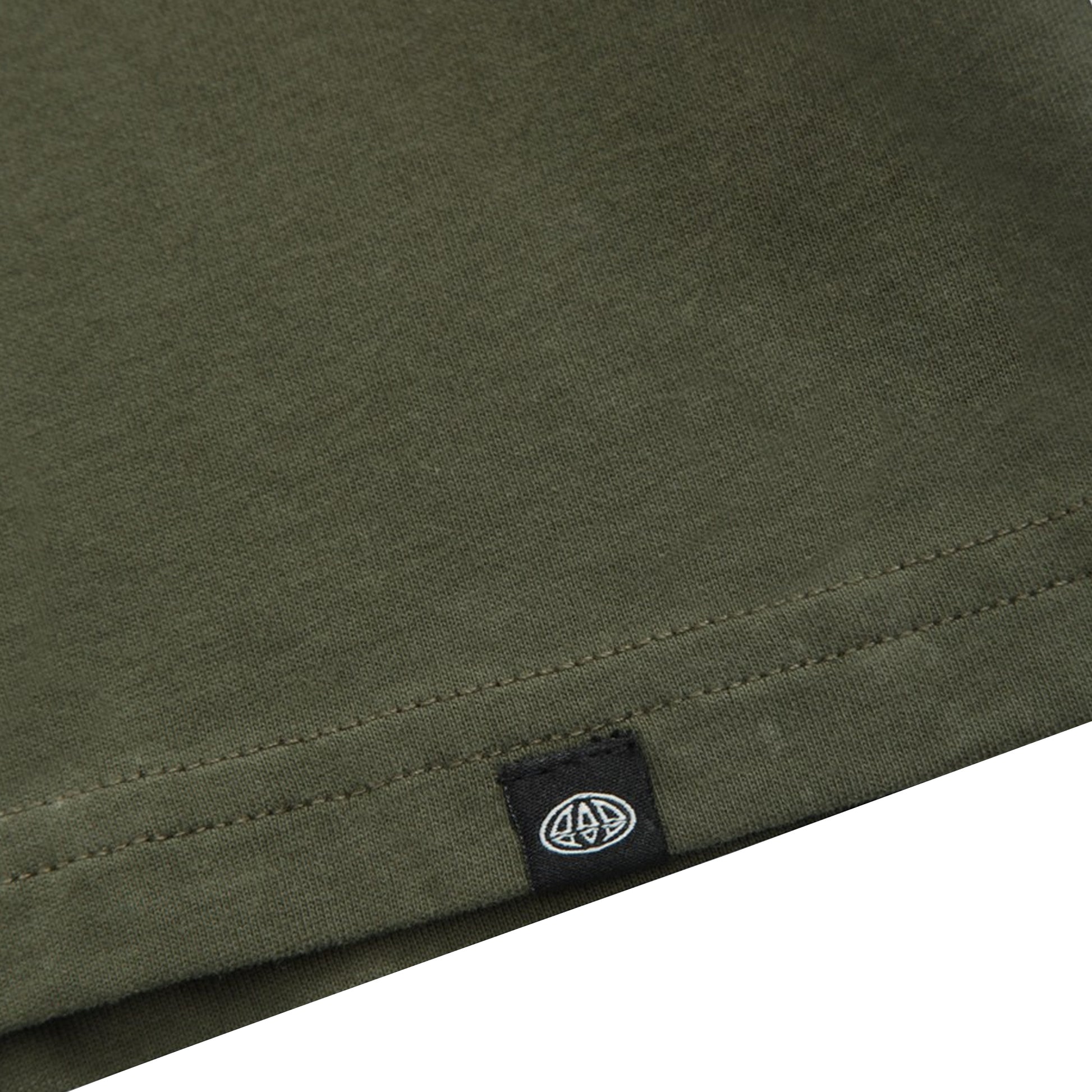 Khaki Green - Lifestyle - Animal Mens Classico Logo Organic Long-Sleeved T-Shirt