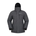 Grey - Front - Mountain Warehouse Mens Comet III Ski Jacket