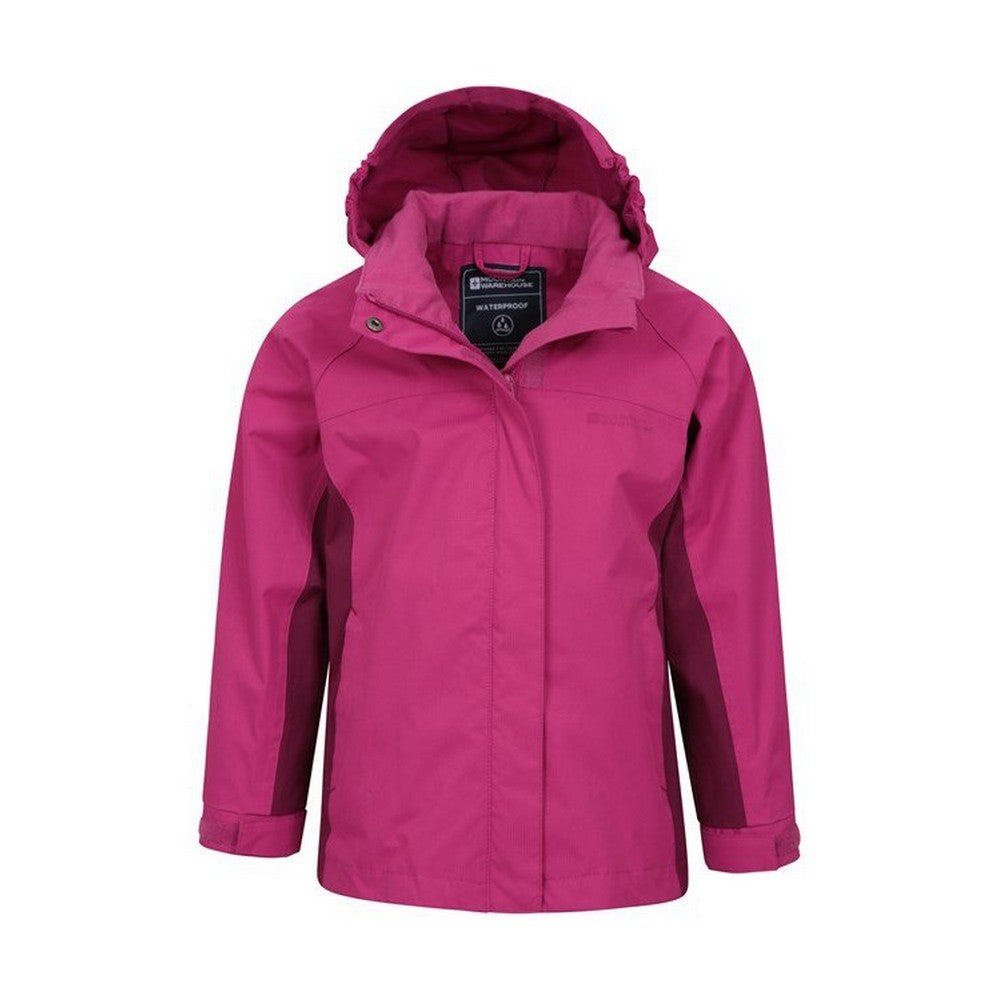 Berry - Pack Shot - Mountain Warehouse Childrens-Kids Shelly II Waterproof Jacket
