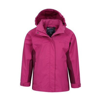 Berry - Pack Shot - Mountain Warehouse Childrens-Kids Shelly II Waterproof Jacket