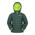 Khaki Green - Front - Mountain Warehouse Childrens-Kids Seasons II Padded Jacket