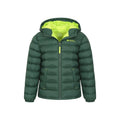 Khaki Green - Pack Shot - Mountain Warehouse Childrens-Kids Seasons II Padded Jacket