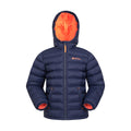 Navy - Front - Mountain Warehouse Childrens-Kids Seasons II Padded Jacket