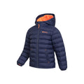 Navy - Side - Mountain Warehouse Childrens-Kids Seasons II Padded Jacket