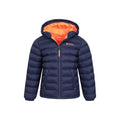 Navy - Pack Shot - Mountain Warehouse Childrens-Kids Seasons II Padded Jacket