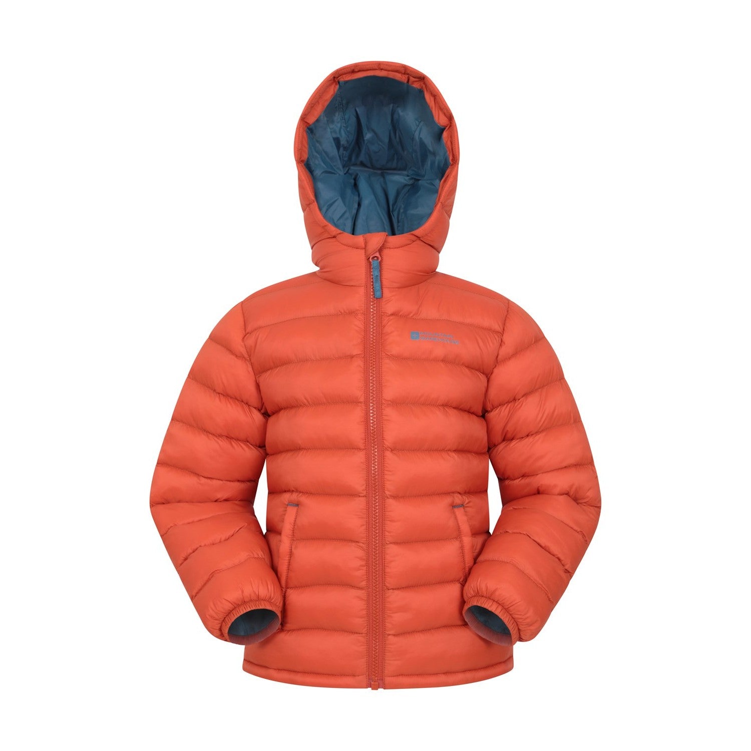 Orange - Front - Mountain Warehouse Childrens-Kids Seasons II Padded Jacket