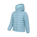 Teal - Side - Mountain Warehouse Childrens-Kids Seasons II Padded Jacket