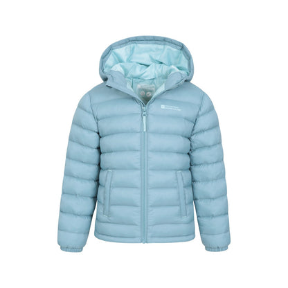 Teal - Pack Shot - Mountain Warehouse Childrens-Kids Seasons II Padded Jacket