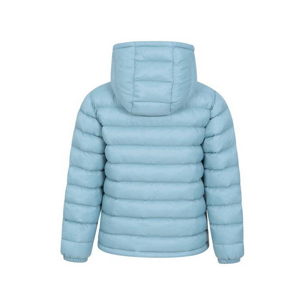 Pale Blue - Back - Mountain Warehouse Childrens-Kids Seasons II Padded Jacket