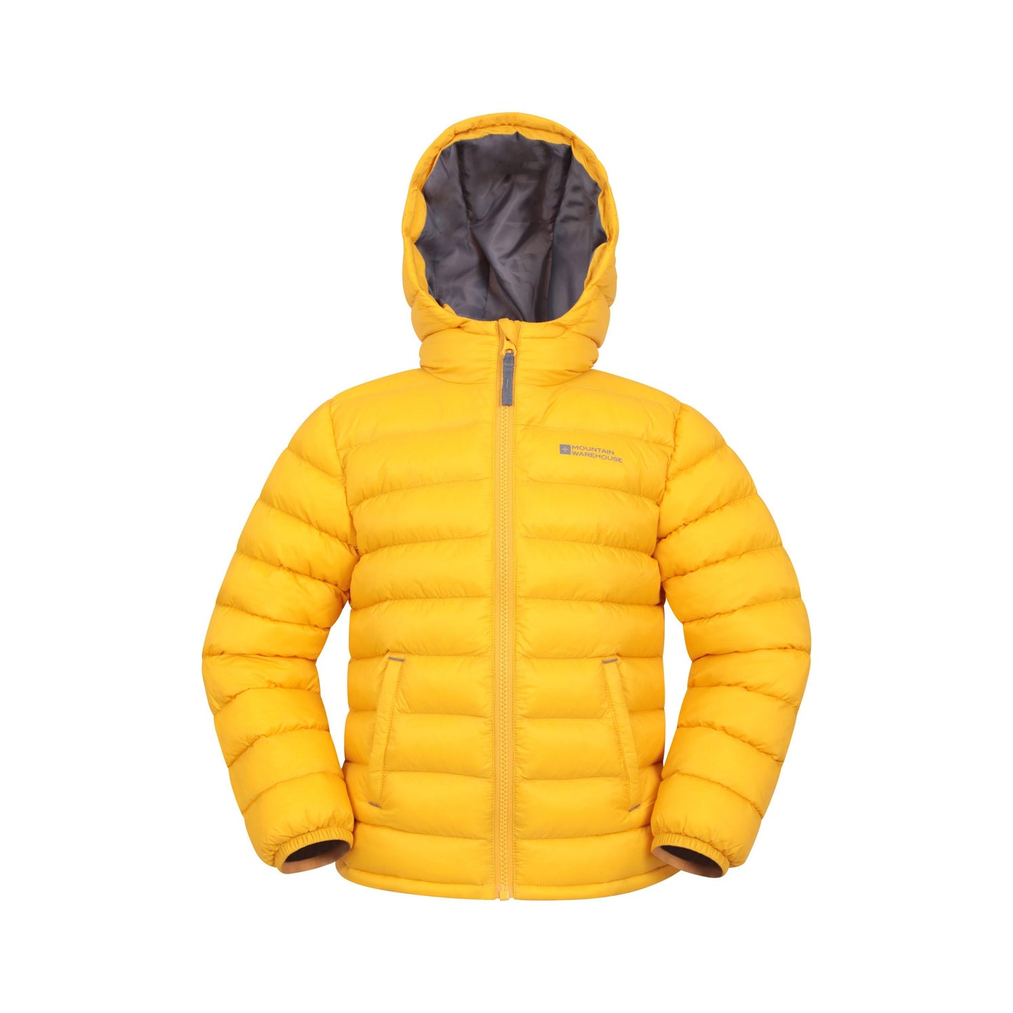 Yellow - Front - Mountain Warehouse Childrens-Kids Seasons II Padded Jacket