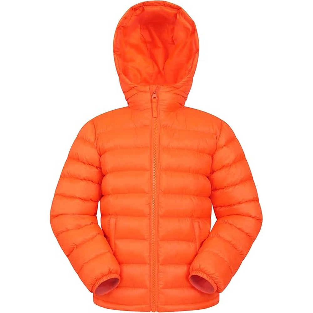 Neon Orange - Front - Mountain Warehouse Childrens-Kids Seasons II Padded Jacket