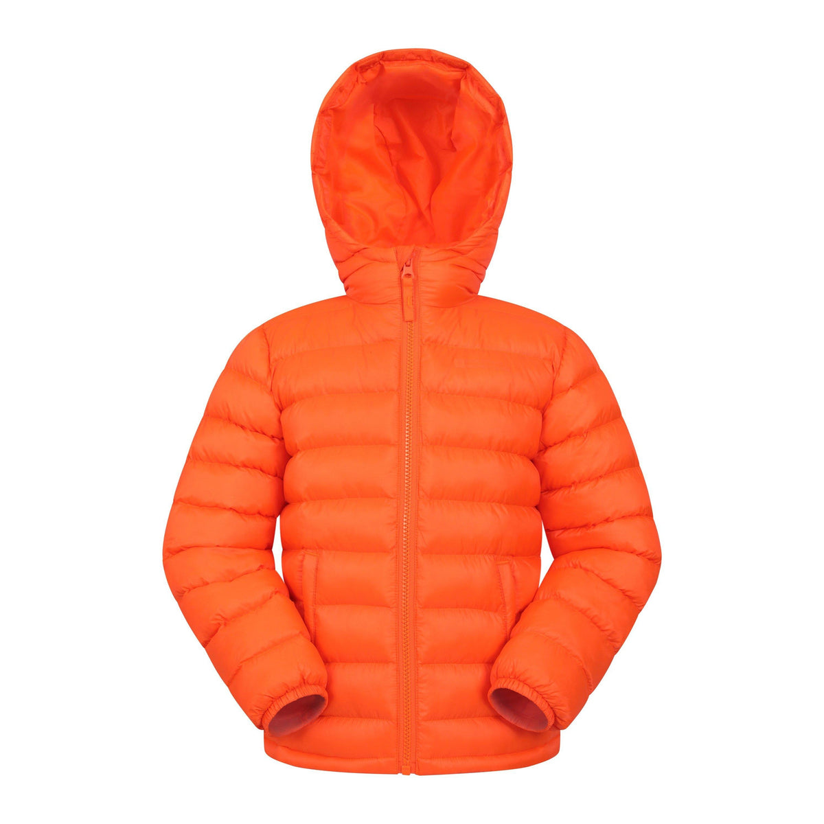 Bright Orange - Front - Mountain Warehouse Childrens-Kids Seasons II Padded Jacket