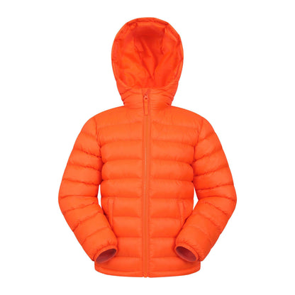 Bright Orange - Front - Mountain Warehouse Childrens-Kids Seasons II Padded Jacket