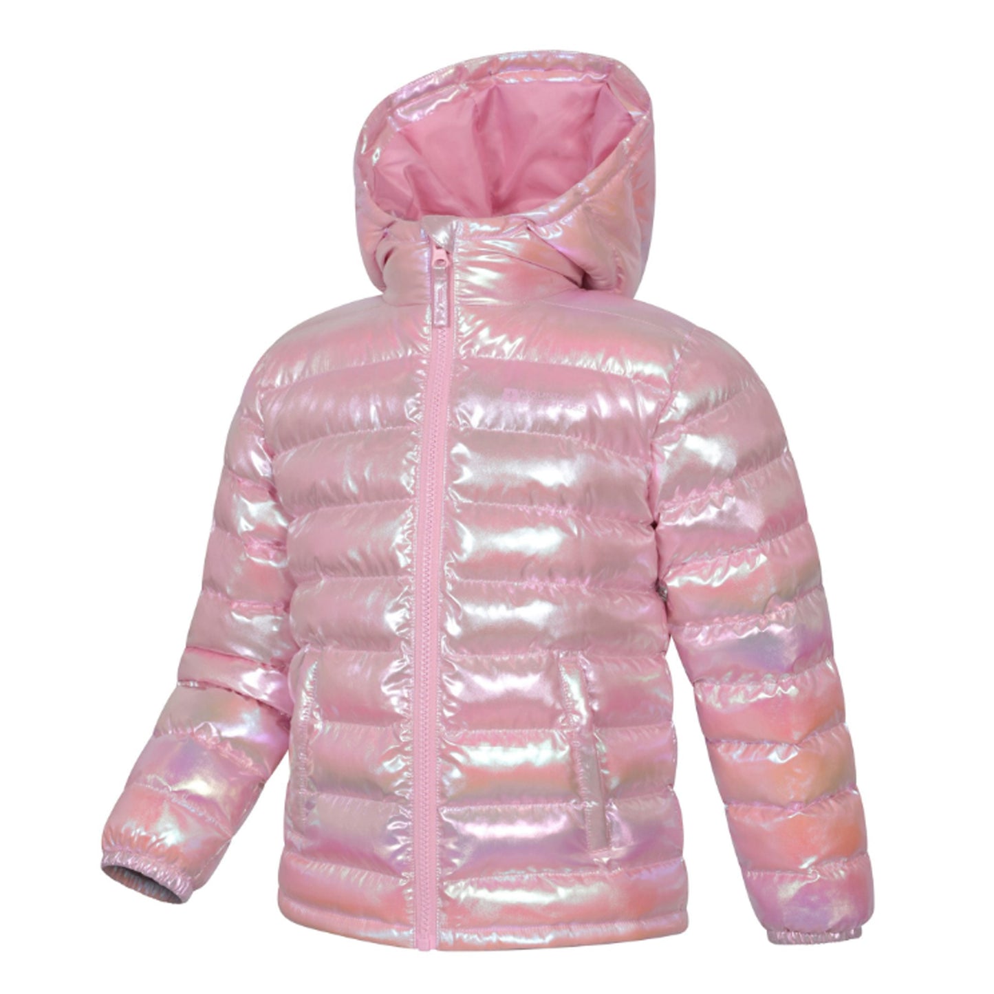 Pale Pink - Back - Mountain Warehouse Childrens-Kids Seasons II Padded Jacket
