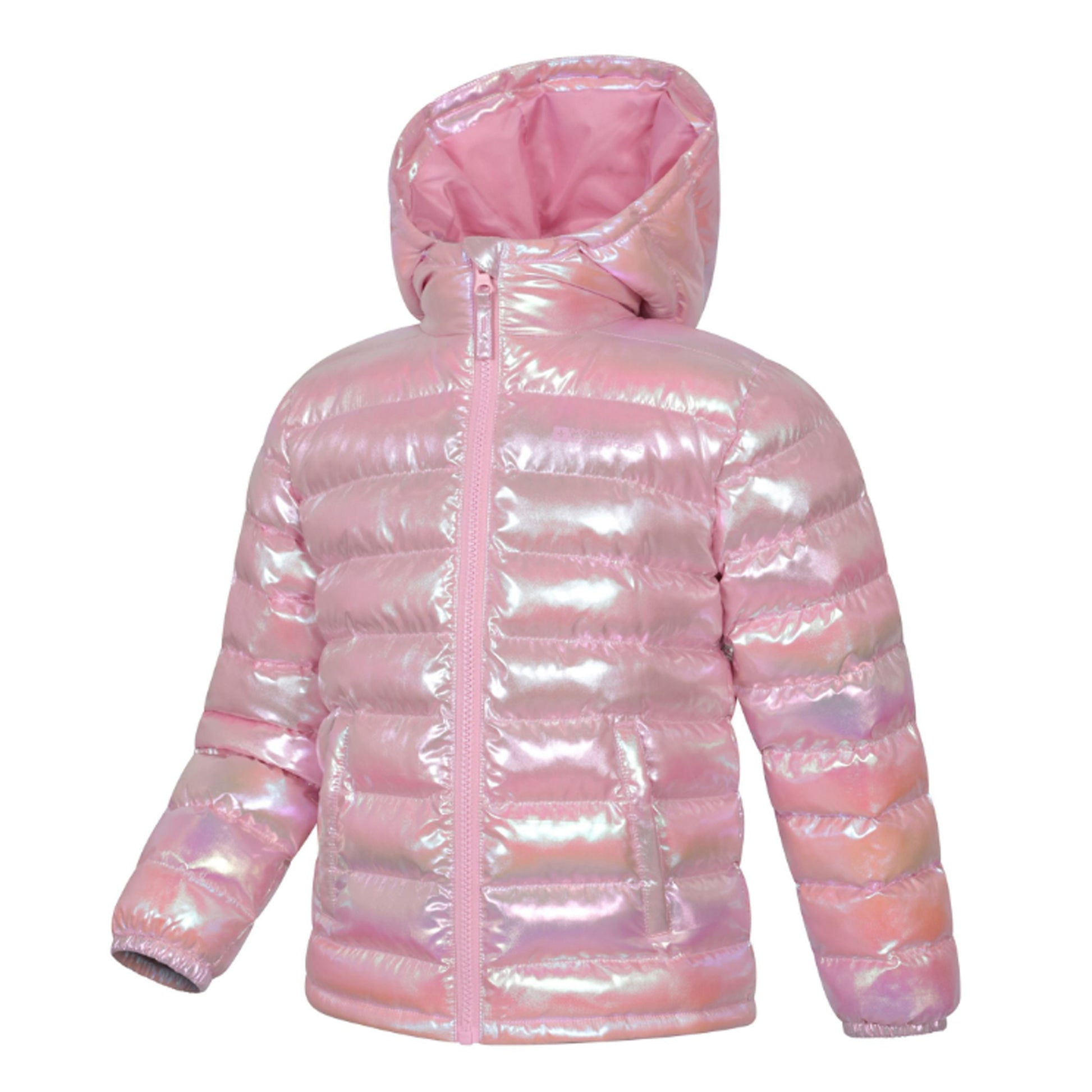 Pale Pink - Back - Mountain Warehouse Childrens-Kids Seasons II Padded Jacket