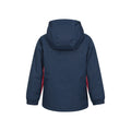 Dark Blue - Side - Mountain Warehouse Childrens-Kids Ski Jacket & Trousers Set