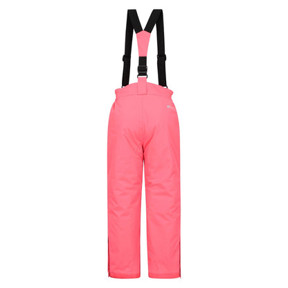 Dark Blue - Close up - Mountain Warehouse Childrens-Kids Ski Jacket & Trousers Set
