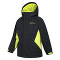 Black - Side - Mountain Warehouse Childrens-Kids Ski Jacket & Trousers Set