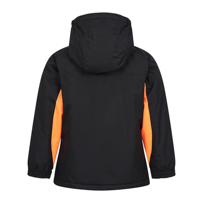 Orange - Back - Mountain Warehouse Childrens-Kids Ski Jacket & Trousers Set