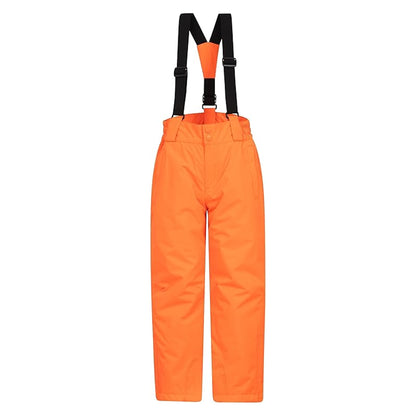Orange - Close up - Mountain Warehouse Childrens-Kids Ski Jacket & Trousers Set