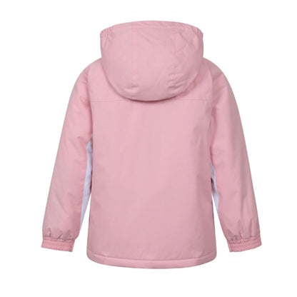 Light Pink - Back - Mountain Warehouse Childrens-Kids Ski Jacket & Trousers Set
