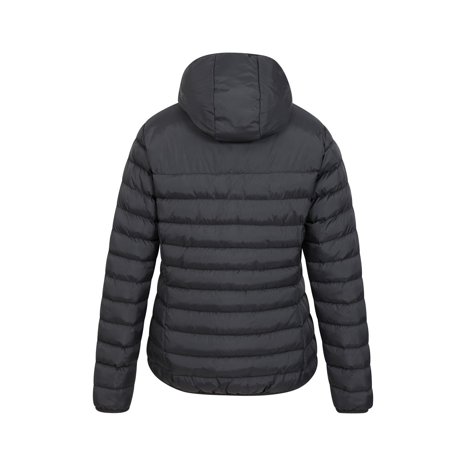Black - Back - Mountain Warehouse Womens-Ladies Faux Fur Lined Padded Jacket