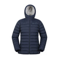 Navy - Front - Mountain Warehouse Womens-Ladies Faux Fur Lined Padded Jacket