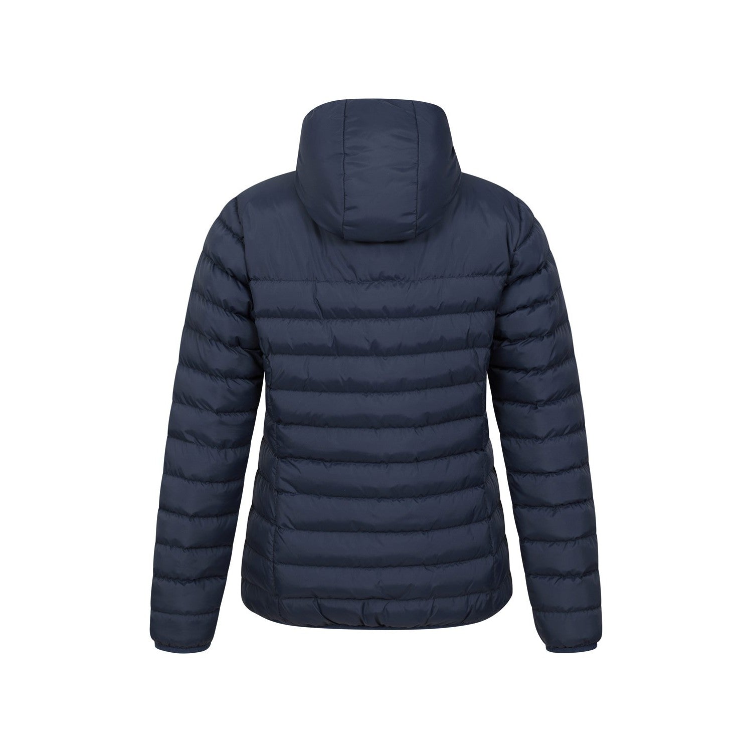Navy - Back - Mountain Warehouse Womens-Ladies Faux Fur Lined Padded Jacket