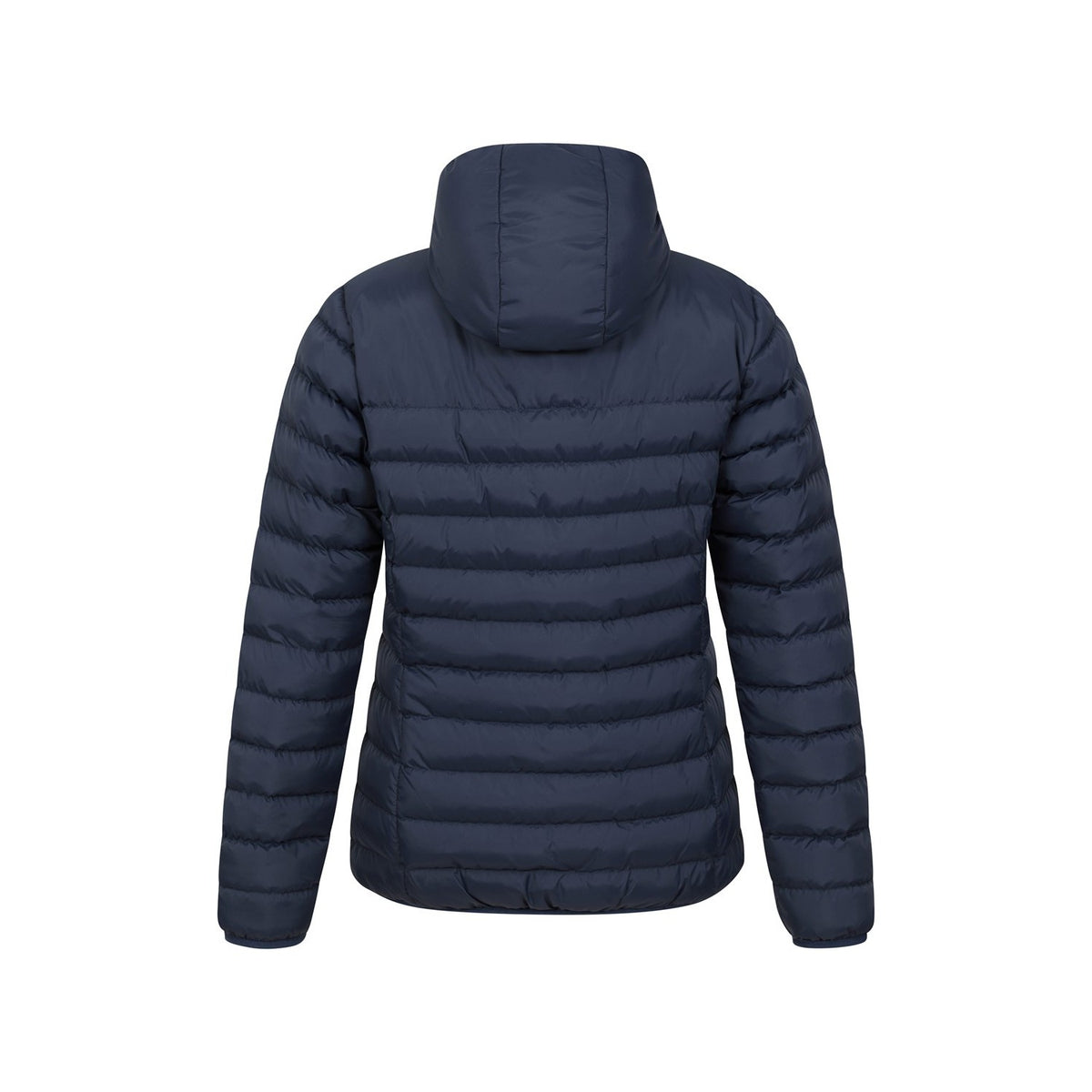 Navy - Back - Mountain Warehouse Womens-Ladies Faux Fur Lined Padded Jacket