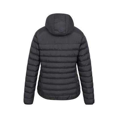 Black - Back - Mountain Warehouse Womens-Ladies Faux Fur Lined Padded Jacket