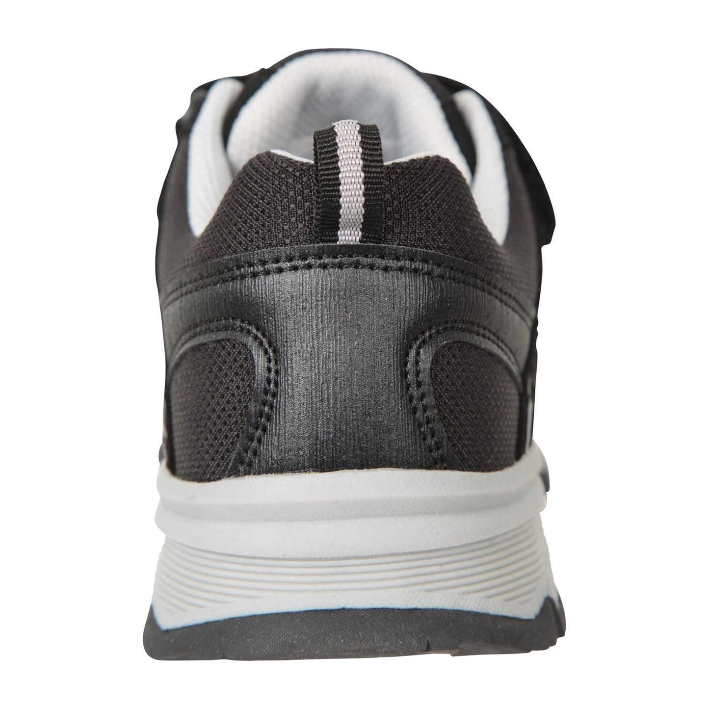 Jet Black - Back - Mountain Warehouse Childrens-Kids Cannonball Walking Shoes