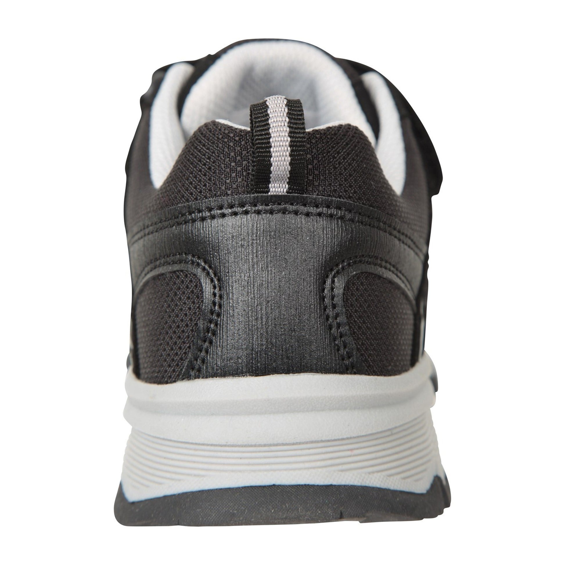 Jet Black - Back - Mountain Warehouse Childrens-Kids Cannonball Walking Shoes