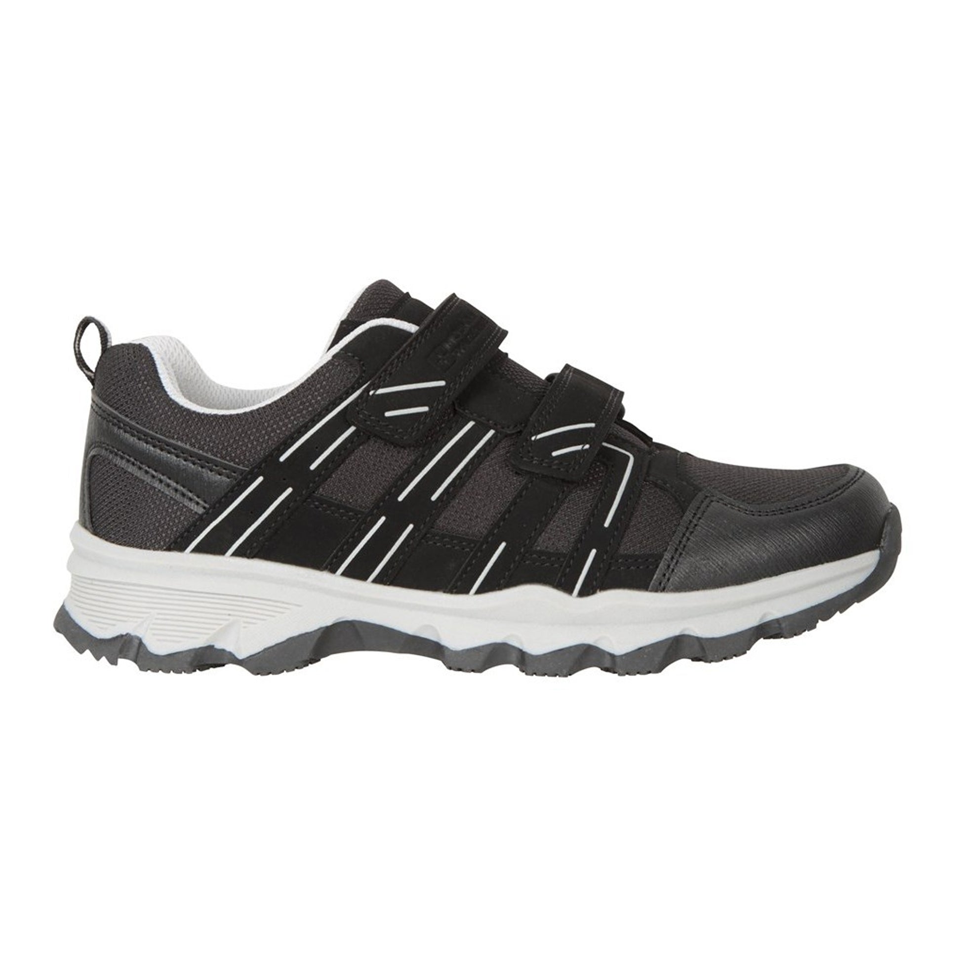 Jet Black - Lifestyle - Mountain Warehouse Childrens-Kids Cannonball Walking Shoes