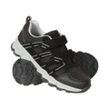 Black - Close up - Mountain Warehouse Childrens-Kids Cannonball Walking Shoes