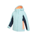 Light Teal - Side - Mountain Warehouse Childrens-Kids Honey Ski Jacket
