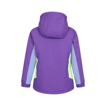 Magic Purple - Back - Mountain Warehouse Childrens-Kids Honey Ski Jacket