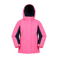 Diva Pink - Front - Mountain Warehouse Childrens-Kids Honey Ski Jacket