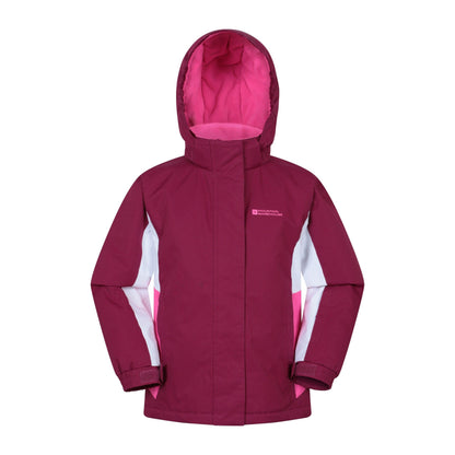 Grape - Front - Mountain Warehouse Childrens-Kids Honey Ski Jacket