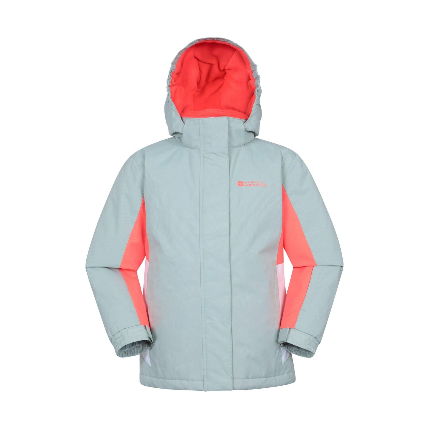 Pale Green - Front - Mountain Warehouse Childrens-Kids Honey Ski Jacket