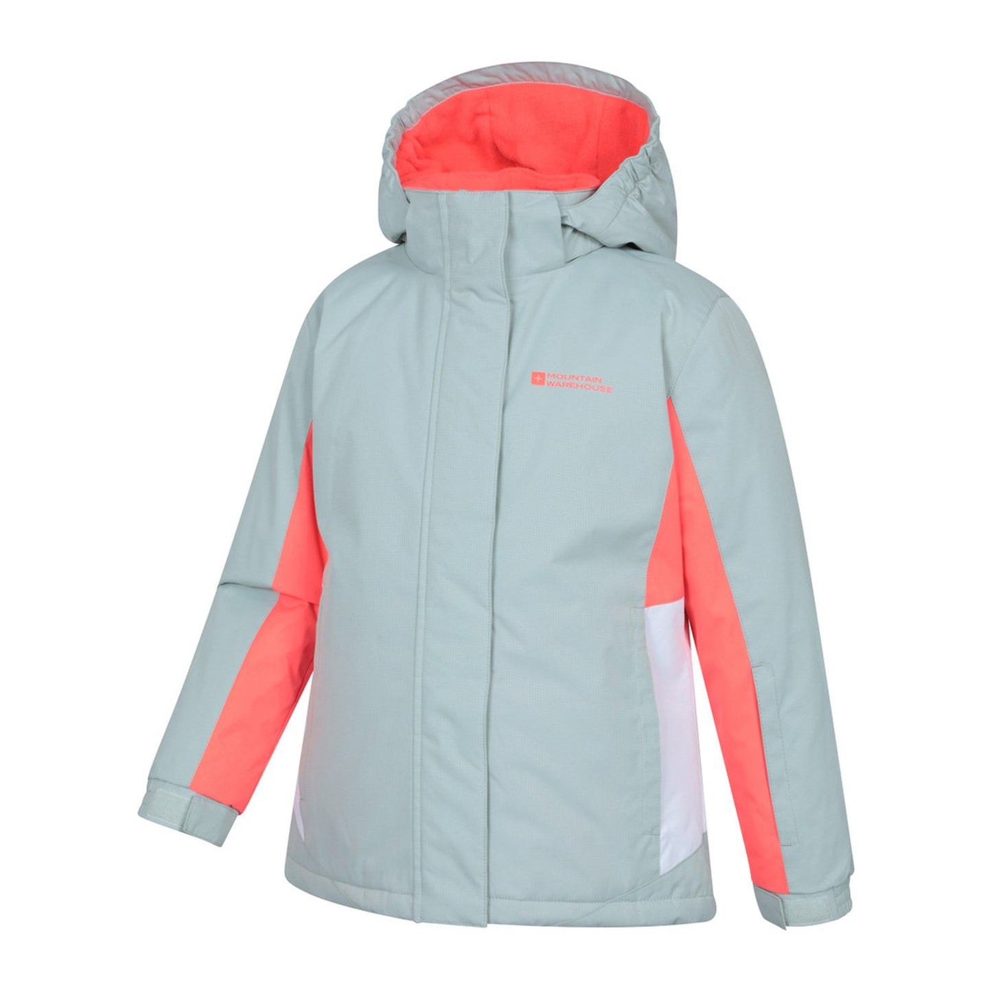 Pale Green - Side - Mountain Warehouse Childrens-Kids Honey Ski Jacket