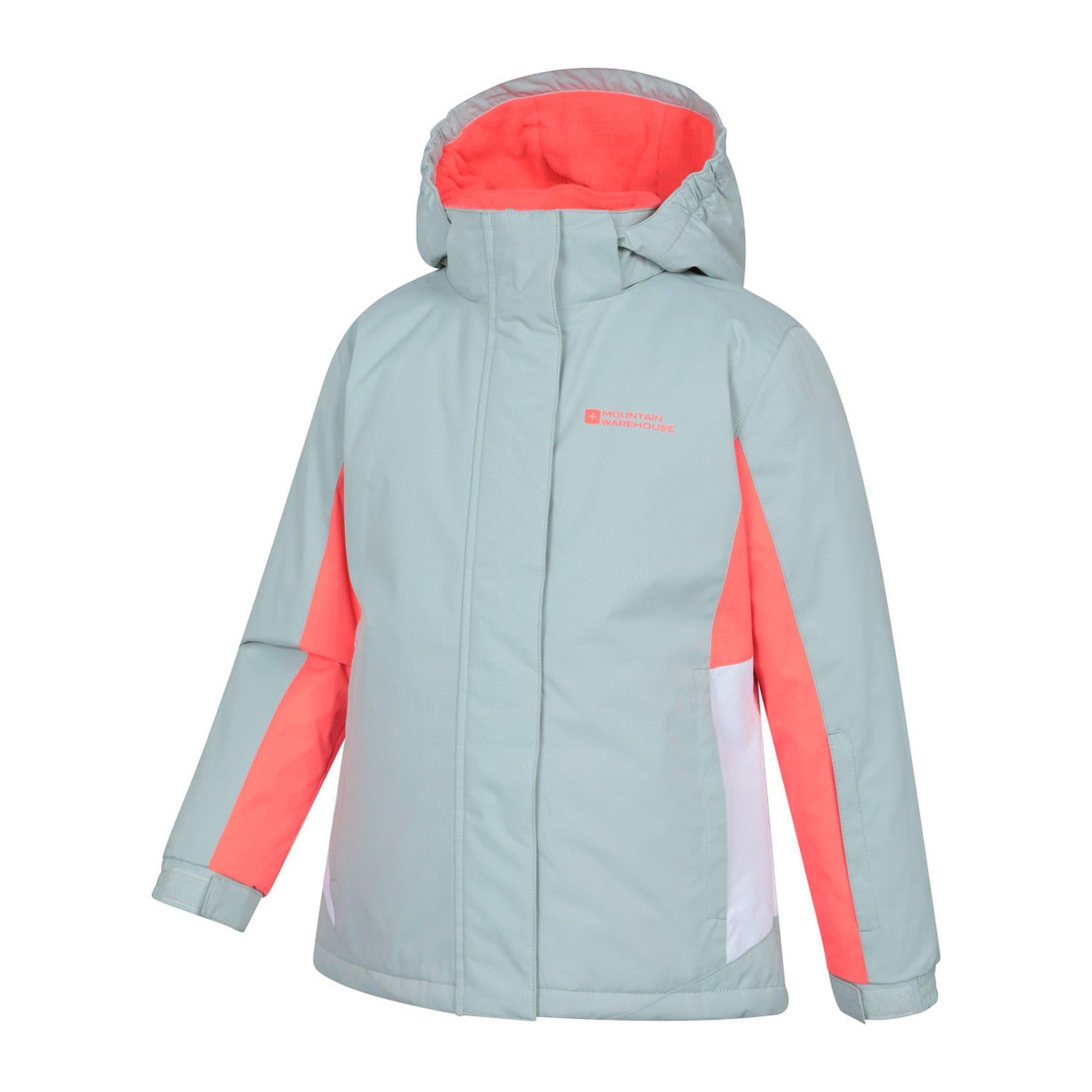 Pale Green - Side - Mountain Warehouse Childrens-Kids Honey Ski Jacket