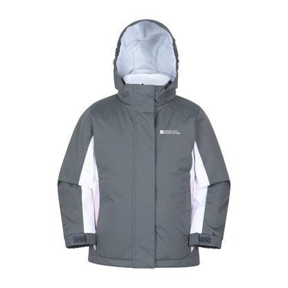 Black - Front - Mountain Warehouse Childrens-Kids Honey Ski Jacket