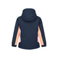 Black Iris Navy - Back - Mountain Warehouse Childrens-Kids Honey Ski Jacket