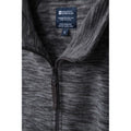 Charcoal - Pack Shot - Mountain Warehouse Mens Snowdon Marl Fleece Jacket