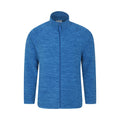 Blue - Front - Mountain Warehouse Mens Snowdon Marl Fleece Jacket