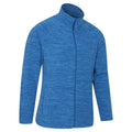 Blue - Back - Mountain Warehouse Mens Snowdon Marl Fleece Jacket