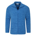 Blue - Lifestyle - Mountain Warehouse Mens Snowdon Marl Fleece Jacket