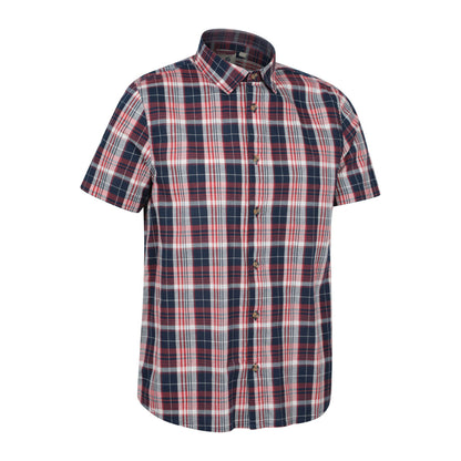 Dark Red - Back - Mountain Warehouse Mens Weekender Shirt