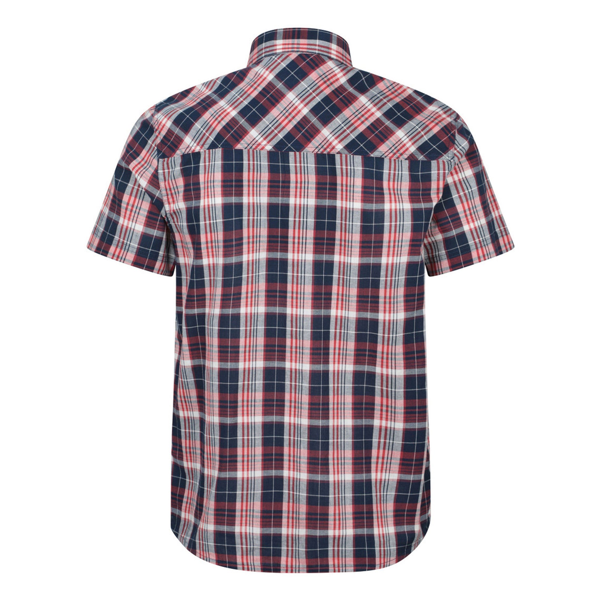Dark Red - Side - Mountain Warehouse Mens Weekender Shirt