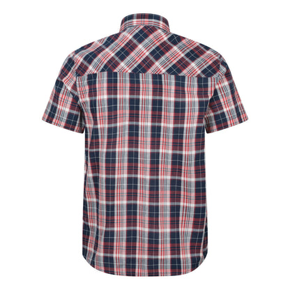 Dark Red - Side - Mountain Warehouse Mens Weekender Shirt
